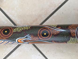Didgeridoo Känguruh Gecko Kreise 