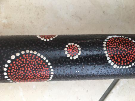 Didgeridoo Teak Kreise Aborigine 